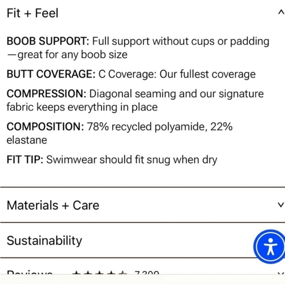 Summersalt Sidestroke One Piece Swimsuit Women's Size 0 White Ruched Minimalist - Picture 5 of 16